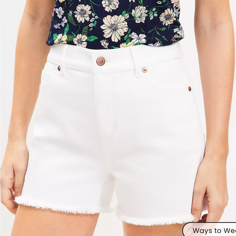 LOFT denim shorts